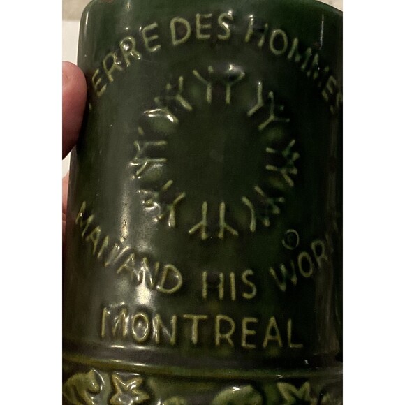 Vintage Green Man And His World Canada Terre Des Hommes 1967 World Fair Expo Mug - Picture 2 of 8